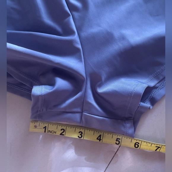 umbranded swim short plus size 2X eslastic and floral waist gray - Picture 8 of 14